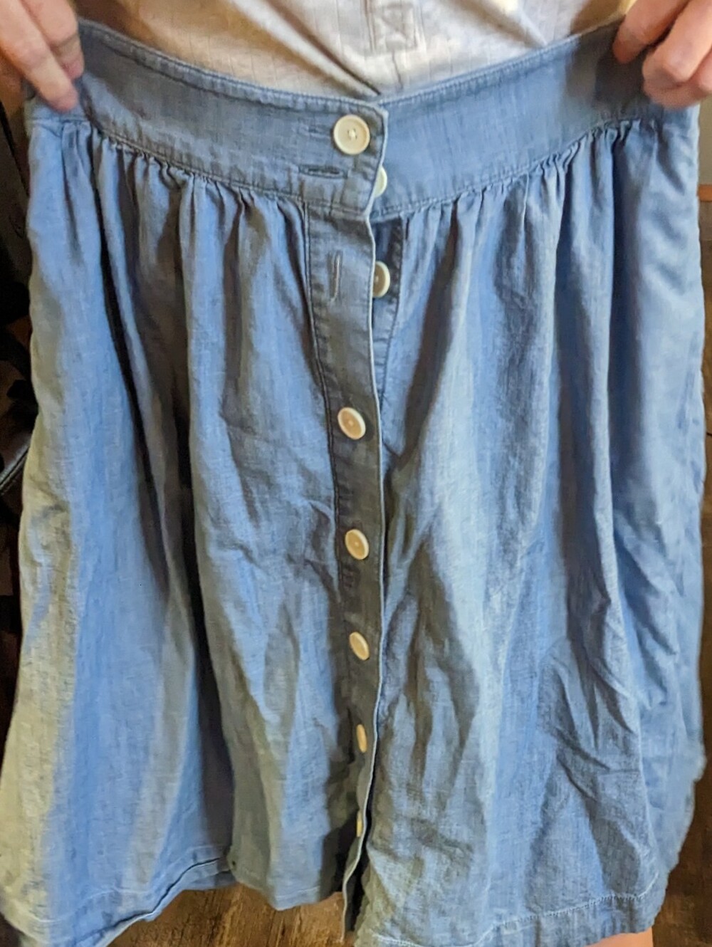 Women's Chambray Skirt